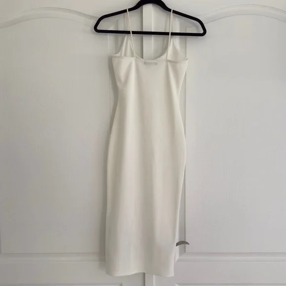 Missguided Midi White Bodycon Dress - Picture 3 of 4